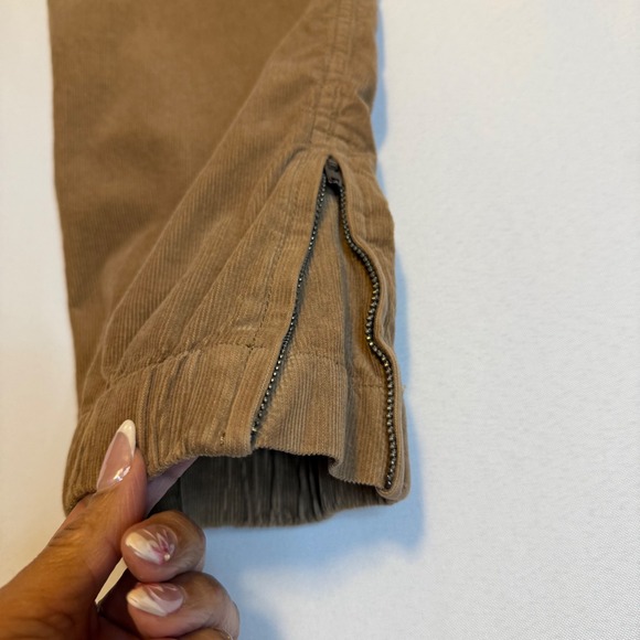 Banana‎ Republic Corduroy Cargo Pants Jogger Ankle Zip Women 10S Workwear # - Picture 6 of 10